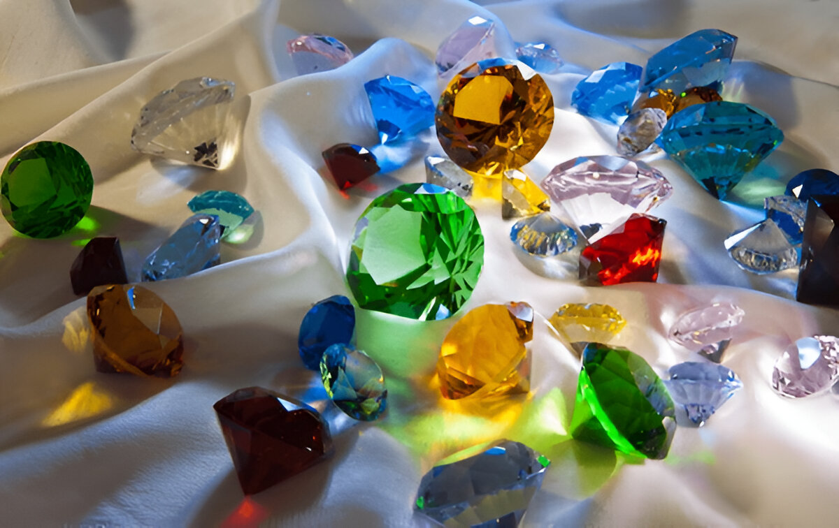 collection of gemstones